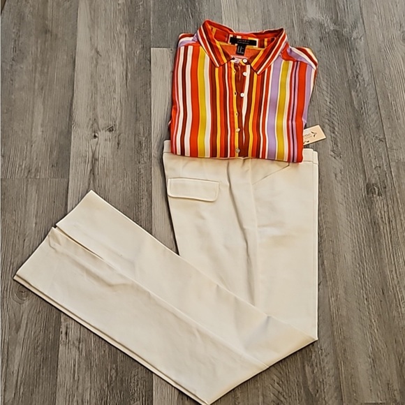 2 /$15 Forever 21 Woven Short Sleeve Shirt sz XL - Picture 8 of 10